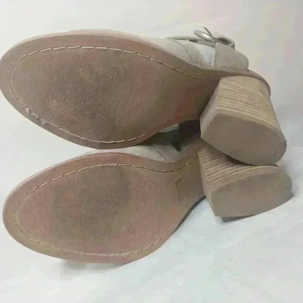 Marc Fisher, Suede Leather, Tan, Open Toe, Heeled… - image 6